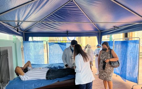 Se realizaron medición del azúcar en la sangre.