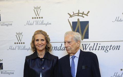 Con la infanta Elena.