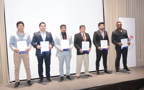 Entrenadores en varias disciplinas fueron algunos de los más aplaudidos de la velada.