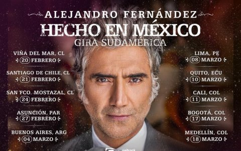 Fechas del Tour 'Hecho en México'