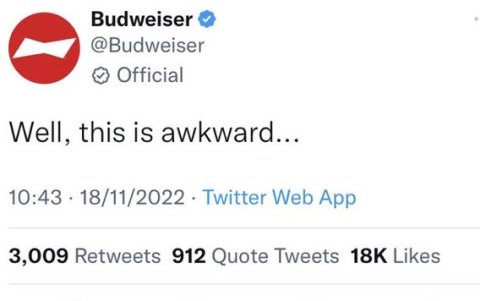 Tweets Budweiser