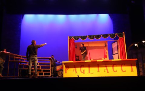 El montaje de la obra se llevó a cabo en tiempo récord: un mes.