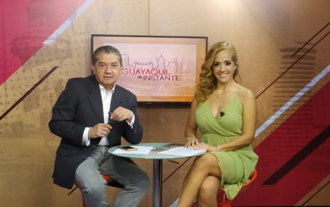 Junto a Javier Segarra.