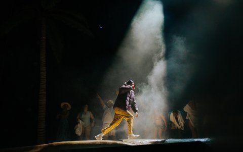 Show de Bad Bunny en Quito.