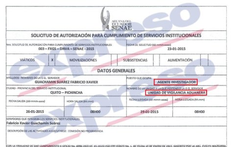 Fabricio Guachamín cumplía labores de agente investigador