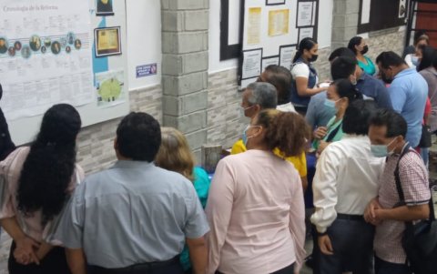 Proceso. En una de las áreas se revisó el proceso histórico de la reforma.