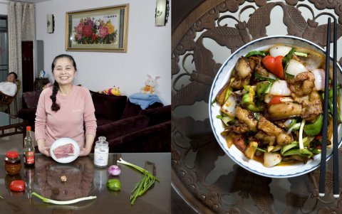 Proyecto In her kitchen, fotografía a Pan Guang Mei de 62 años en Chin