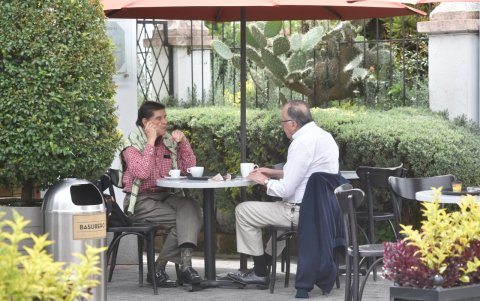 Movimiento. Cumbayá también se ha convertido en un espacio de encuentros.