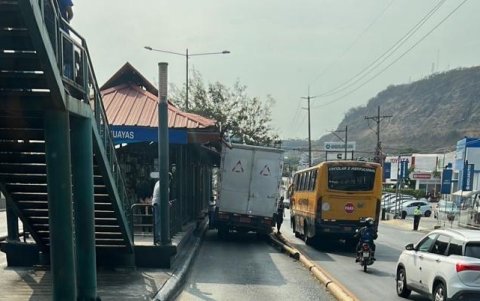Una de las más afectadas en la estación de Fedeguayas.