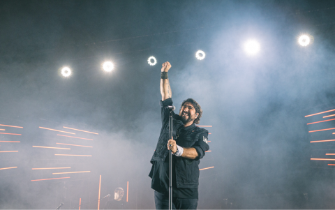 Antonio Orozco en concierto.