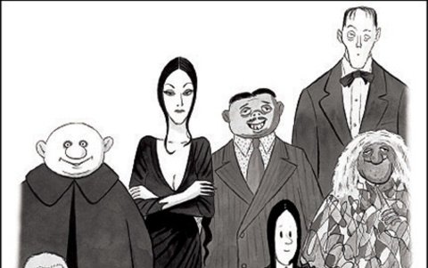 Historieta de Los Locos Addams