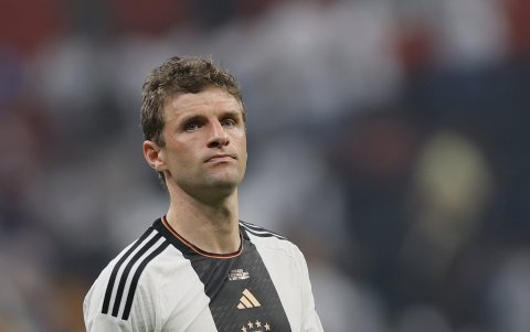 Thomas Mueller, uno de los grandes emblemas de Alemania, se tuvo que ir en primera ronda.