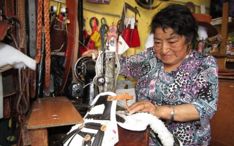 Presencia. Mercedes Santos es una de las pocas mujeres en esta actividad.