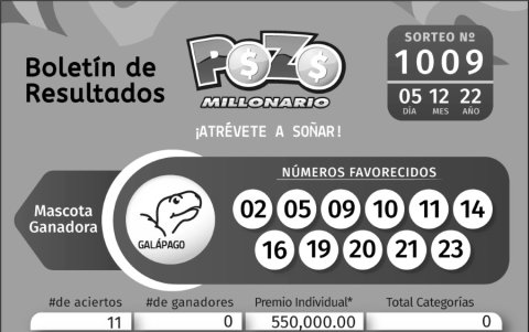 BOLETIN POZO 1009, LUNES 5 DE DICIEMBRE_2022
