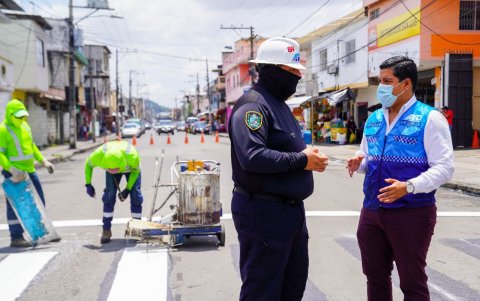 Con las nuevas competencias, se comenzaron a señalizar las calles.