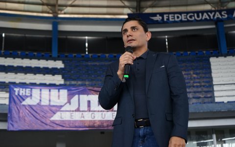Roberto Ibáñez inauguró la ceremonia de The Jiu Jitsu League.