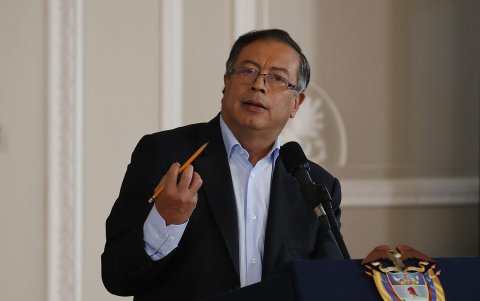 Fotografía de archivo del presidente de Colombia Gustavo Petro.