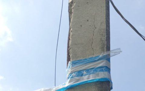 Poste de la manzana 3001.