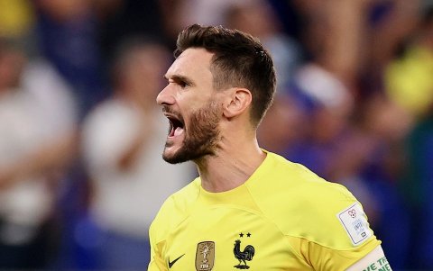 Hugo Lloris, guardameta francés, espera sacar su arco en cero frente a Inglaterra.