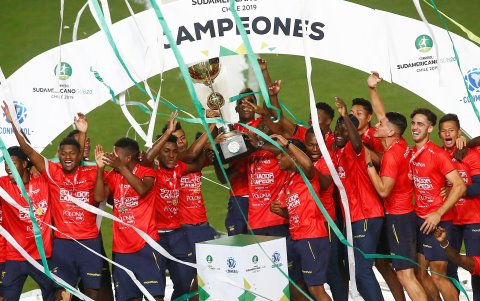 LA SELECCIÓN ECUATORIANA SUB20 SE CORONÓ CAMPEÓN DEL TORNEO.
AME049. RANCAGUA (CHILE), 10/02/2019