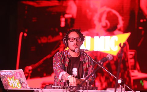Dj Mic fue uno de los encargados de la música.