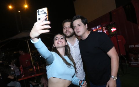 Danna Delgado, Juan Solines y Óscar León.