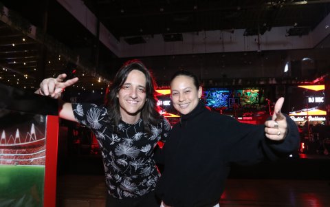 Marcelo Ayala e Isis Granda.