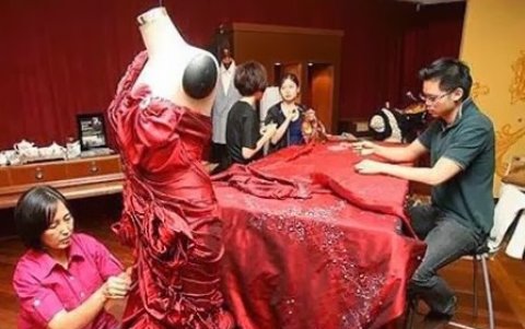 Elaboración del vestido