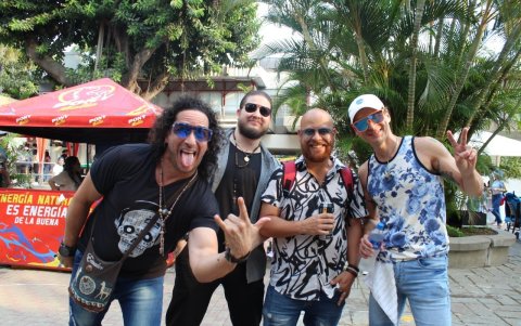 Fabrizzio Ferretti, Einar Krauss, Juan Carlos Vergara y Juan Carlos Macio.