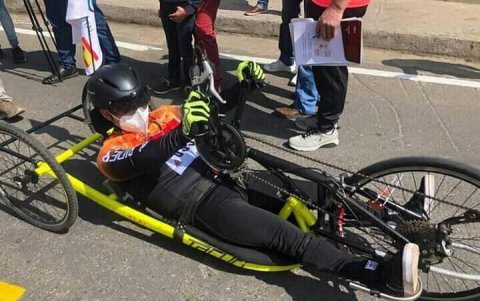 El ambateño también ha participado en carreras alcanzando varias medallas.