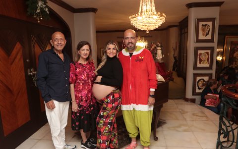 Eduardo Azar, María Elena de Azar, Nia de Azar y Eduardo Azar.