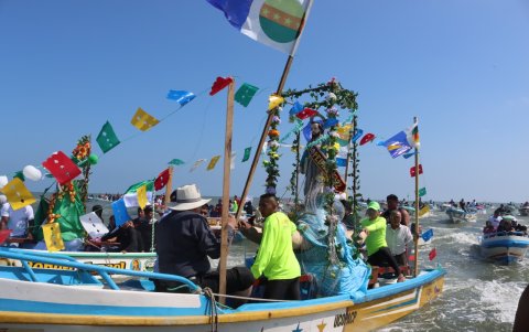 San Pedro es el patrono de los pescadores.