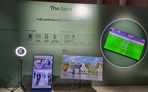 La experiencia de visualización de medios verticales de The Sero llega a The Frame y Neo QLED.
