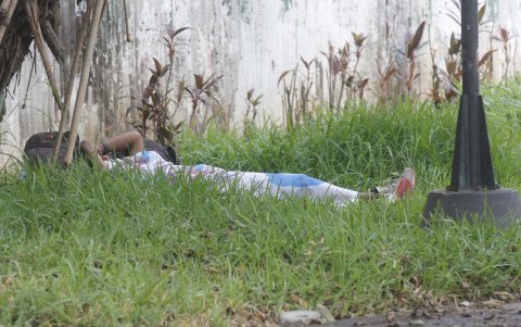 En el sitio permanece aún una persona en situación de calle.