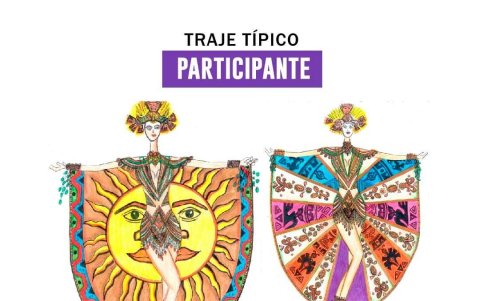 Boceto de traje típico.