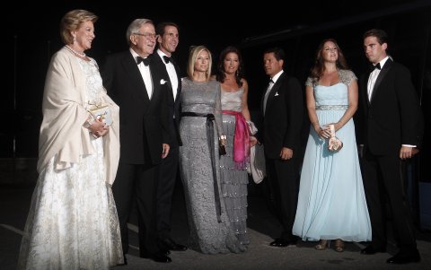 El hermano de la reina Sofía con su familia.