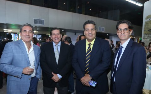 David Borja, César Rohon, Alfonso Harb y Julián García.