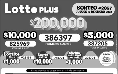 BOLETIN LOTTO 2857 JUEVES 12 DE ENERO_2023