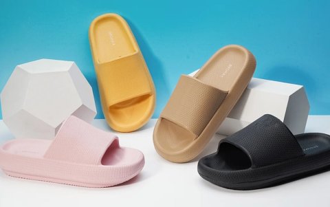 Las sandalias estilo cloud, uno de los modelos en tendencia.