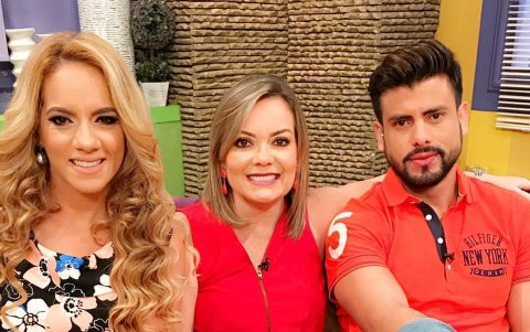 Con Gabriela Pazmiño y Úrsula Strenge.