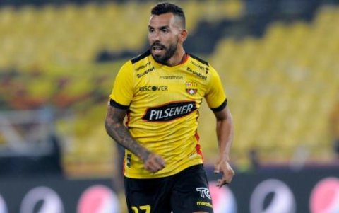 Carlos Tévez fue el invitado especial que tuvo Barcelona en la Noche Amarilla, del 2022.