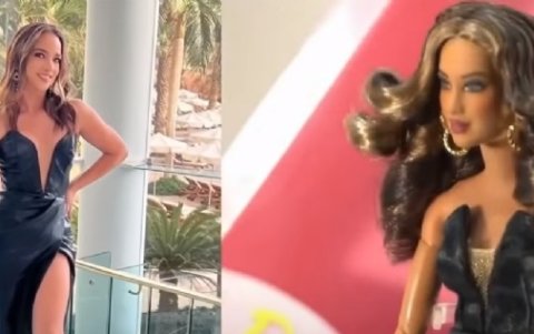 Adamari y su réplica.