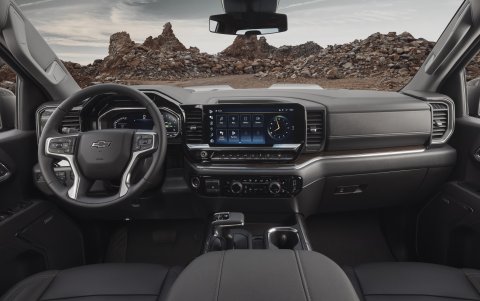 El panel de la Silverado y todas sus ventajas.