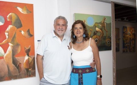 Samir Chedraui y Alexandra de Chedraui.