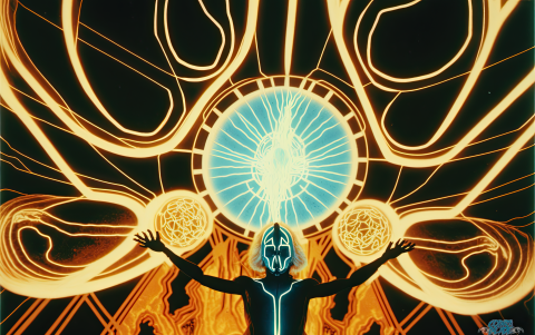 Imágenes de 'Tron' creadas por inteligencia artificial.