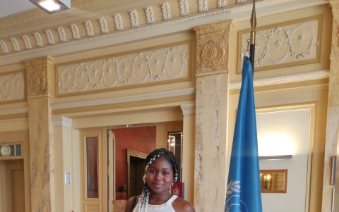 La joven activista ha sido invitada por la ONU para participar en varios foros, en representación de la niñez del Ecuador.