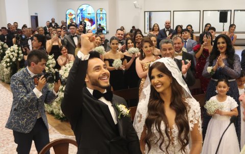Emotivos momentos durante la ceremonia.