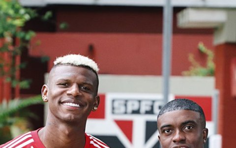 Robert Arboleda y Jhegson Méndez juegan juntos en el Sao Paulo.