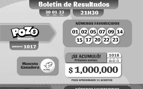 POZO 1017, REVANCHA 004, LUNES 30 DE ENERO_ 2023