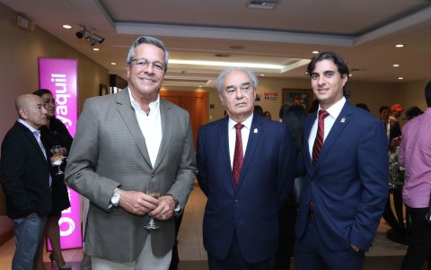 Jimmy Jairala, Abelardo García y Andrés Emilio García.
